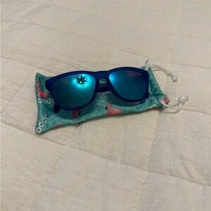Goodr Blue Sunglasses with Pouch